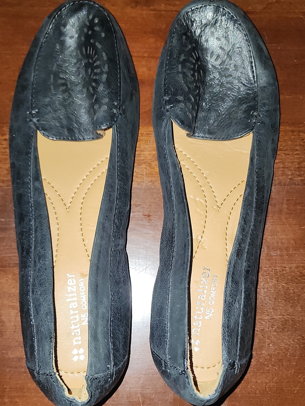 Naturalizer Black Suede Slip-On Women's Loafers